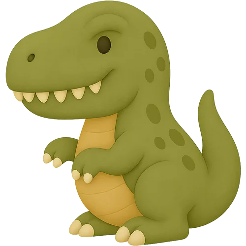 Ett personligt barnboksäventyr med dinosaurier