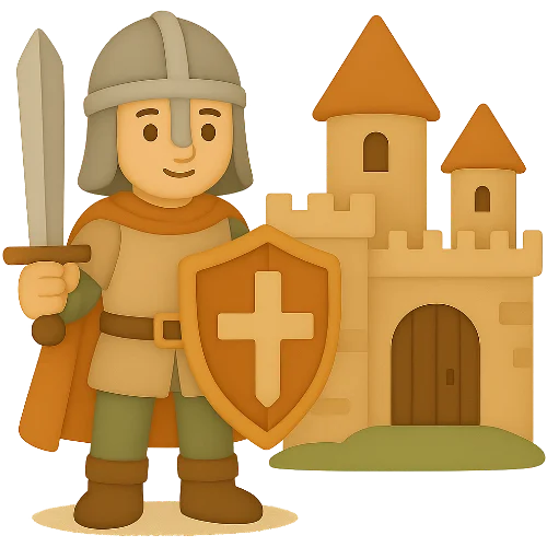 Ett personligt medeltidsäventyr – ditt unika barnbok