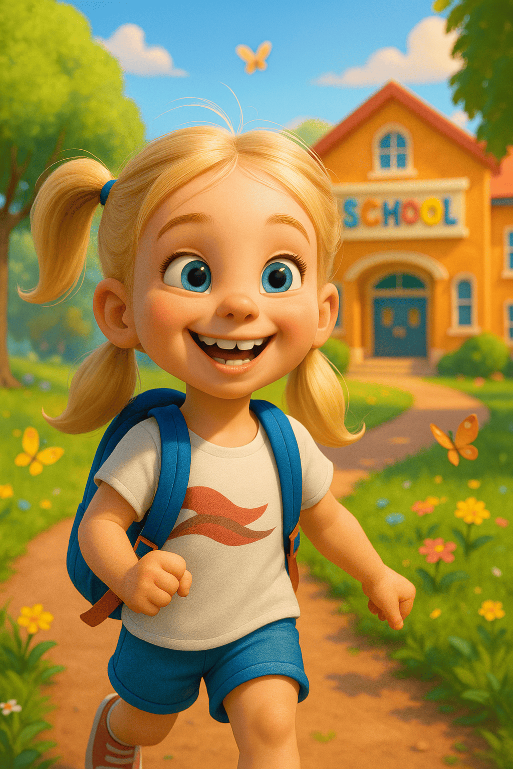 På väg till klassen