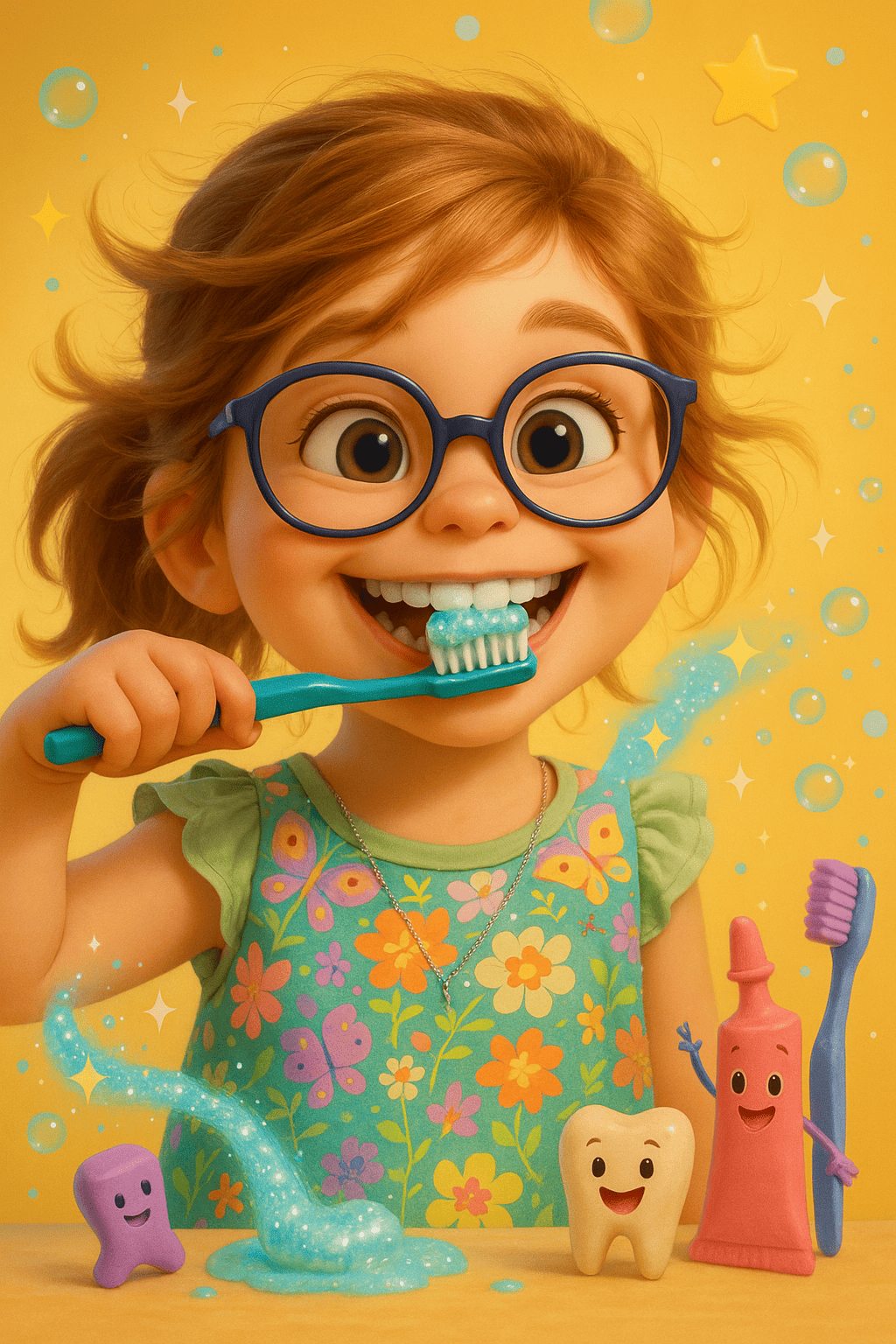 Strålande leenden   tandborstäventyr