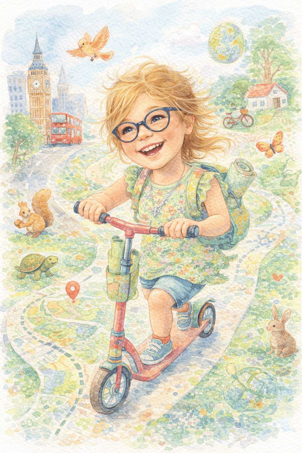 På hjul upptäcka världen