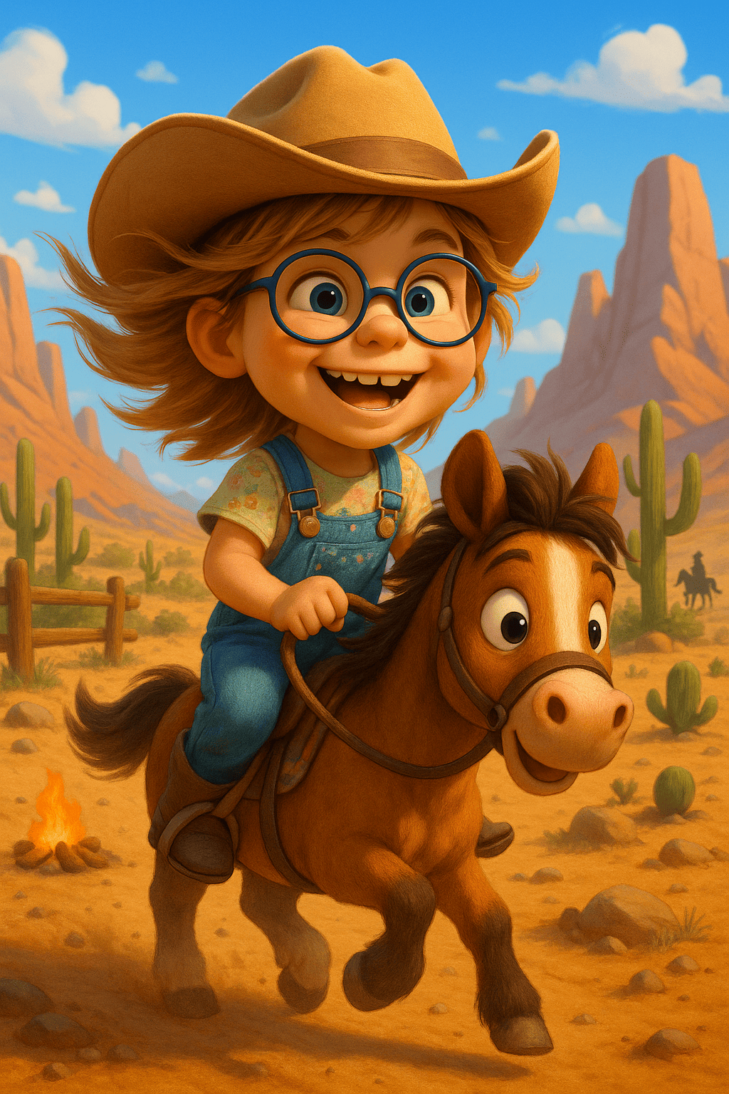 Vilda ritt i vilda västern