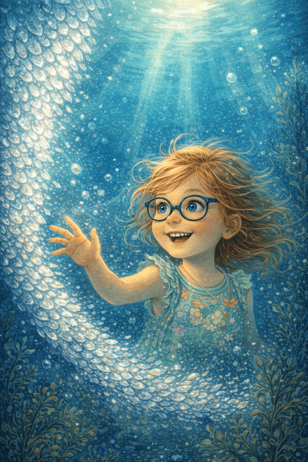 De silverfjällen från djupet