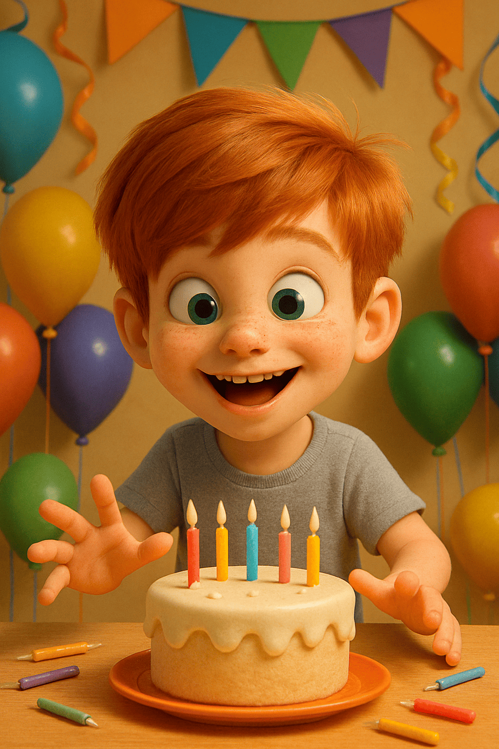 Födelsedagsår och glömda ljusstumpar